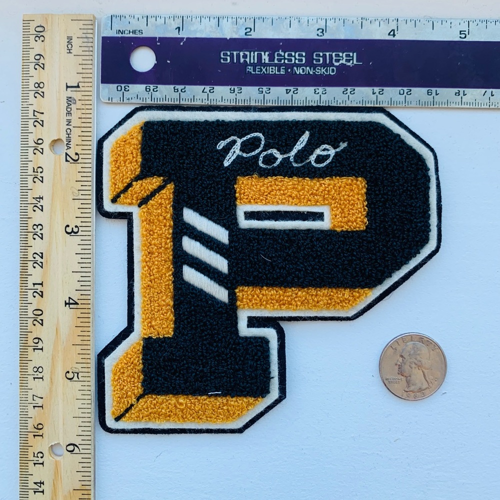 Rare Polo Ralph Lauren Varsity Patch